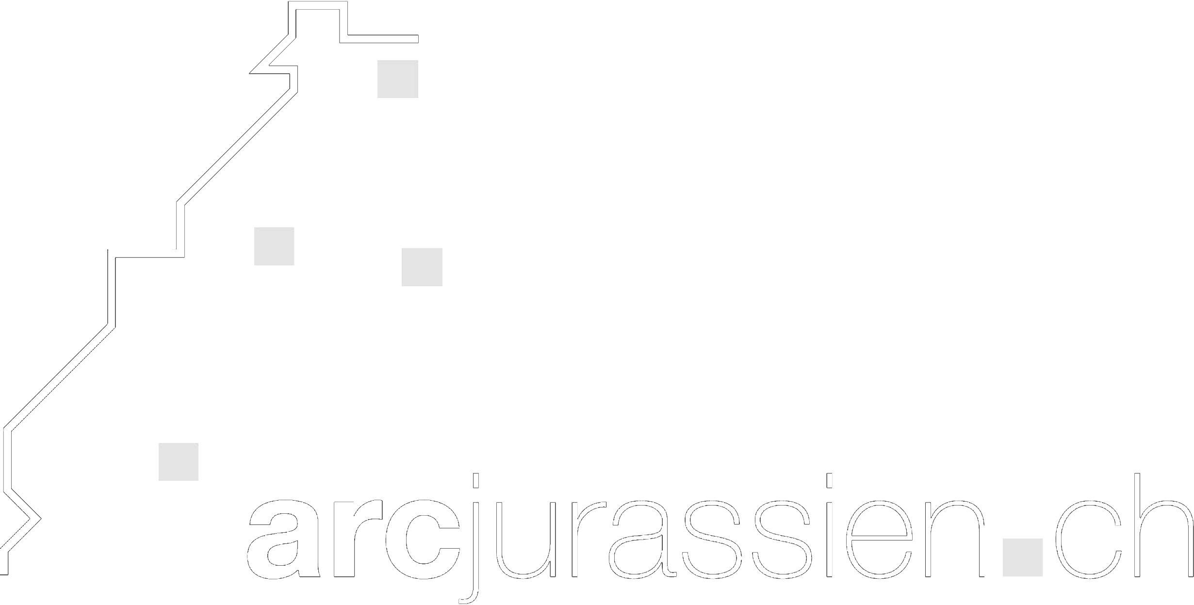 Arc Jurassien Logo Blanc